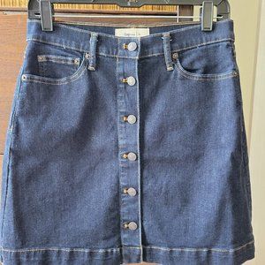 GAP Button Front Jeans Skirt